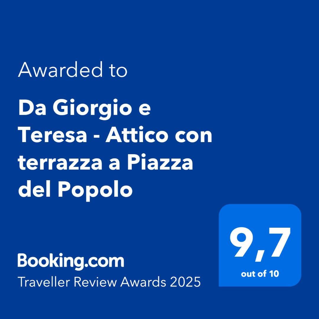 Da Giorgio E Teresa - Attico Con Terrazza A Piazza Del Popolo Apartamento